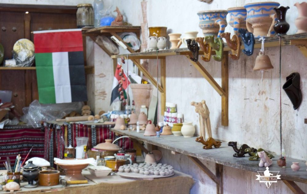 The pottery section @ handicrafts souq